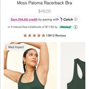 Girlfriend collective Paloma bra